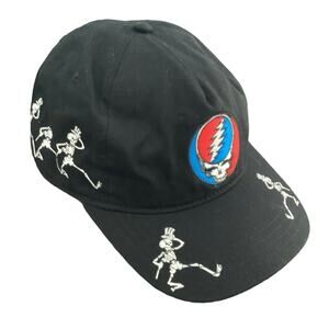 Grateful Dead Steal Your Face Snapback Hat Adjustable Stealie Logo